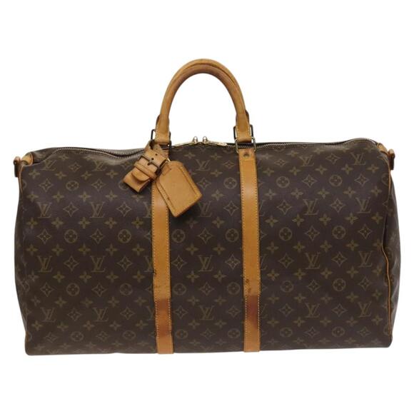 LOUIS VUITTON Monogram Keepall Bandouliere 55 Boston Bag M41414 - Picture 13 of 16